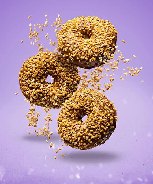 Imagen platillo Paquete de 3 donas con Vainilla y Chocolate 